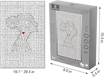 Amazon | Anzon Mories 迷路パズル 1000ピース - ミステリーウーマンズ