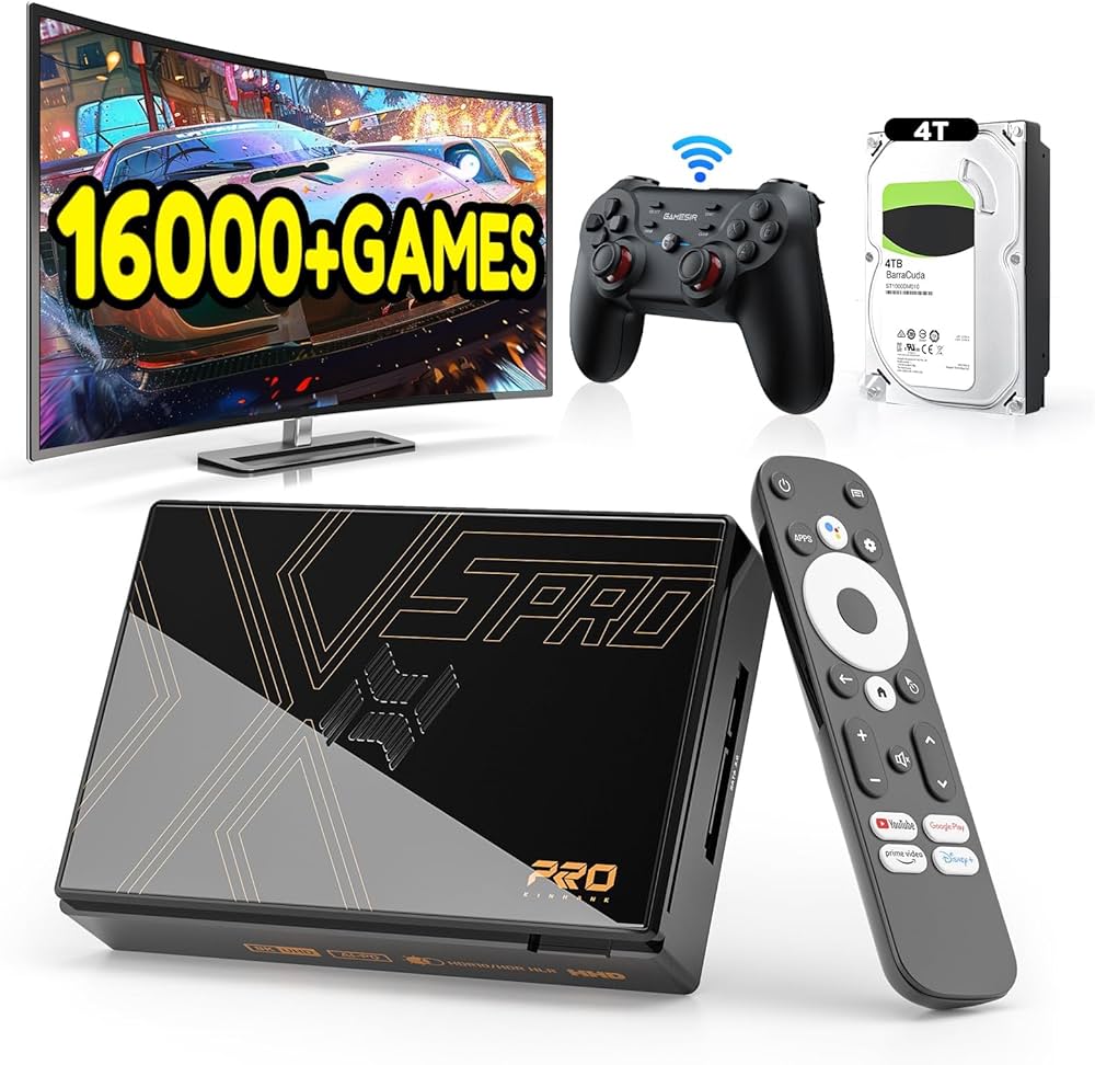 Kinhank Super Console X5 PRO Retro Game Console with 16000+Games