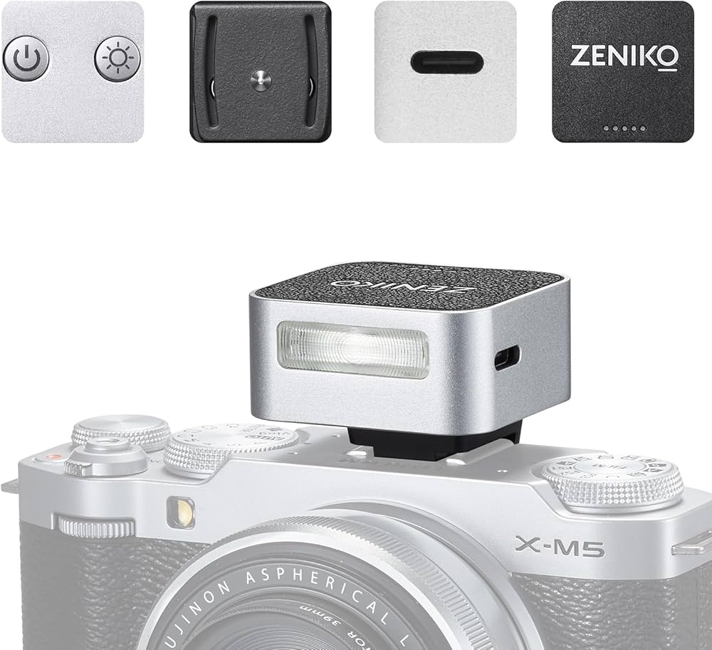 Amazon | Zeniko ZF08 アルミミニフラッシュスピードライト、440フル