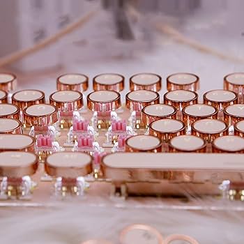 Amazon | HOGREL V20 タイプライター風 メカニカルゲーム用キーボード