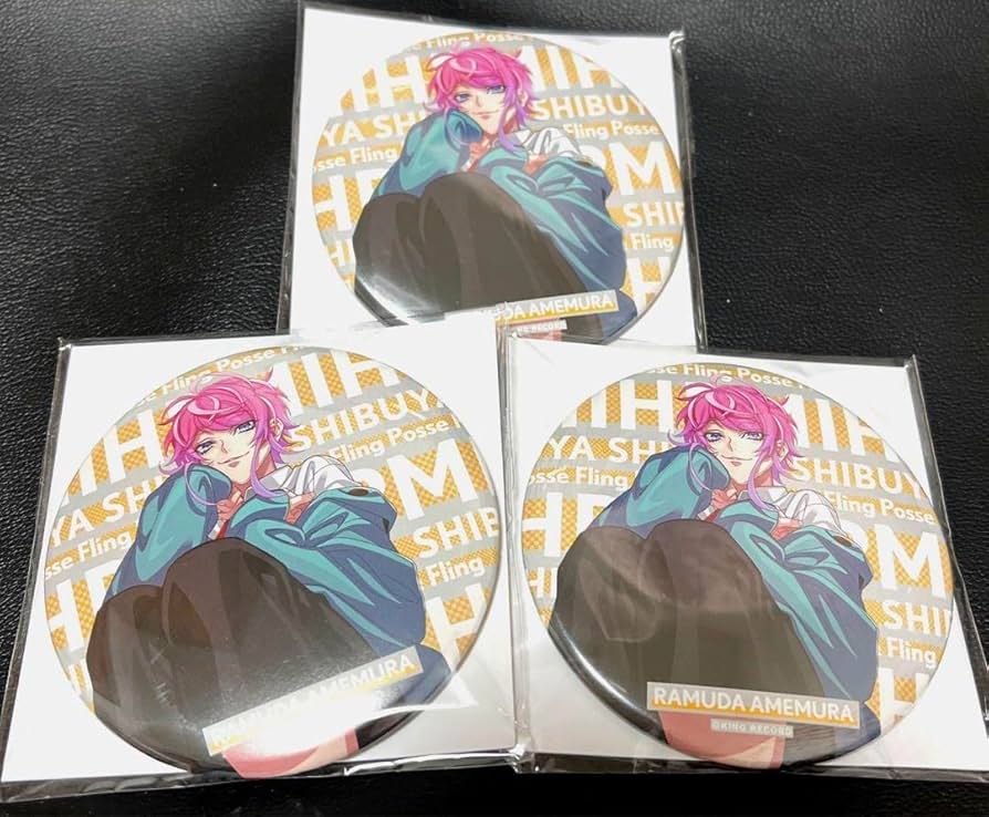 Amazon.co.jp: ヒプノシスマイク HYPED-UP 02 缶バッジ 「飴村乱数