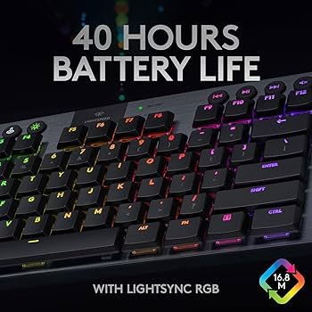 Logitech G915 TKL Tenkeyless Lightspeed Wireless RGB Mechanical