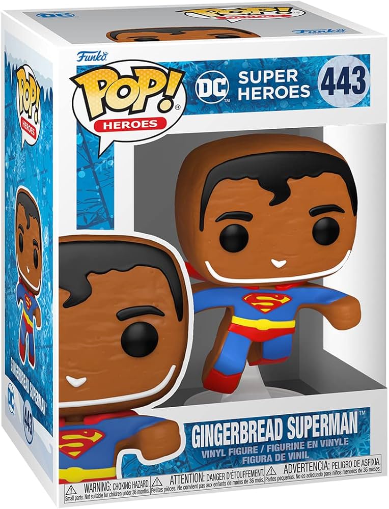 Amazon.com: Funko Pop! Heroes: DC Holiday - Gingerbread Superman