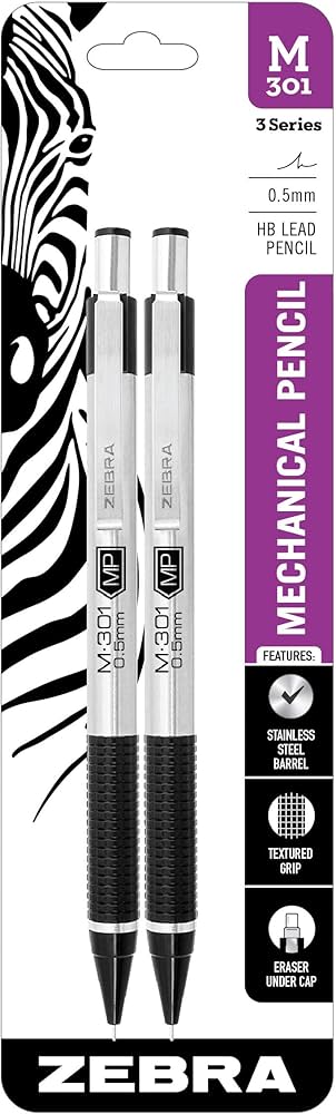 Amazon.co.jp: ゼブラ(ZEBRA) M-301 Mechanical Pencil, 0.50 mm