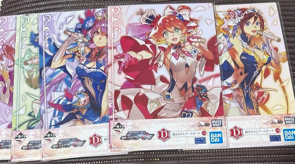 Amazon.co.jp: マクロスΔ 描き下ろし アートボード ワルキューレ 5種