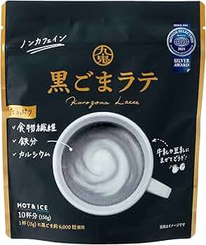 Amazon.co.jp: 九鬼 黒ごまラテ 150g×6個 : 食品・飲料・お酒