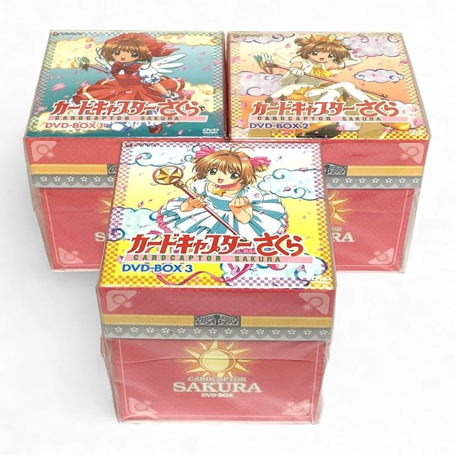 Amazon.co.jp: カードキャプターさくら DVD BOX 3セット : ホビー