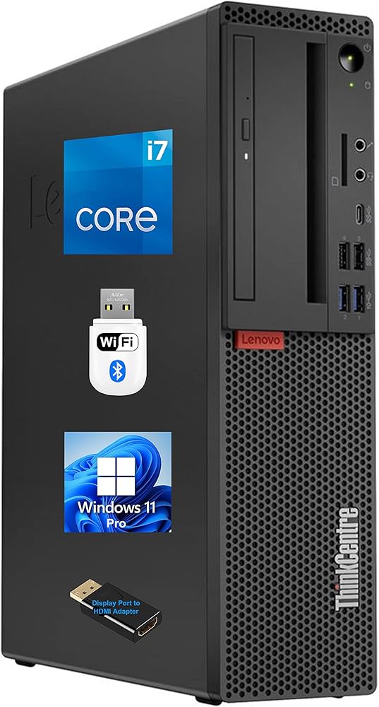 Amazon.com: Lenovo ThinkCentre M720S SFF Desktop, Intel i7-9700