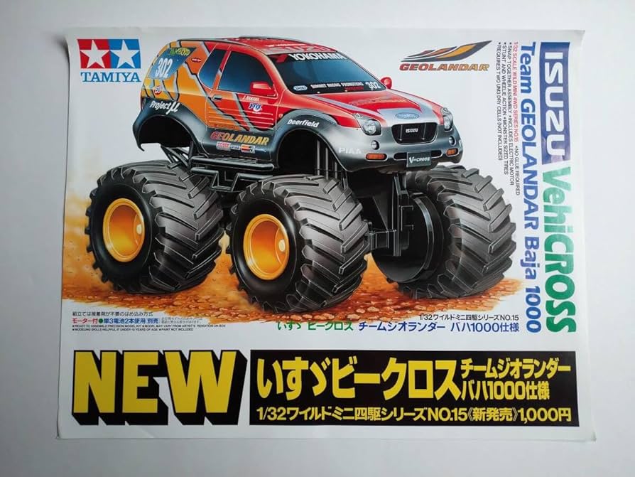 Amazon.co.jp: ワイルドミニ四駆 いすゞビークロス チームジオランダー