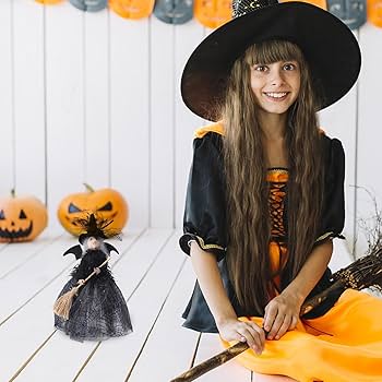 Amazon.co.jp: 黒魔女人形、魔女コレクタブルフィギュア - 帽子を