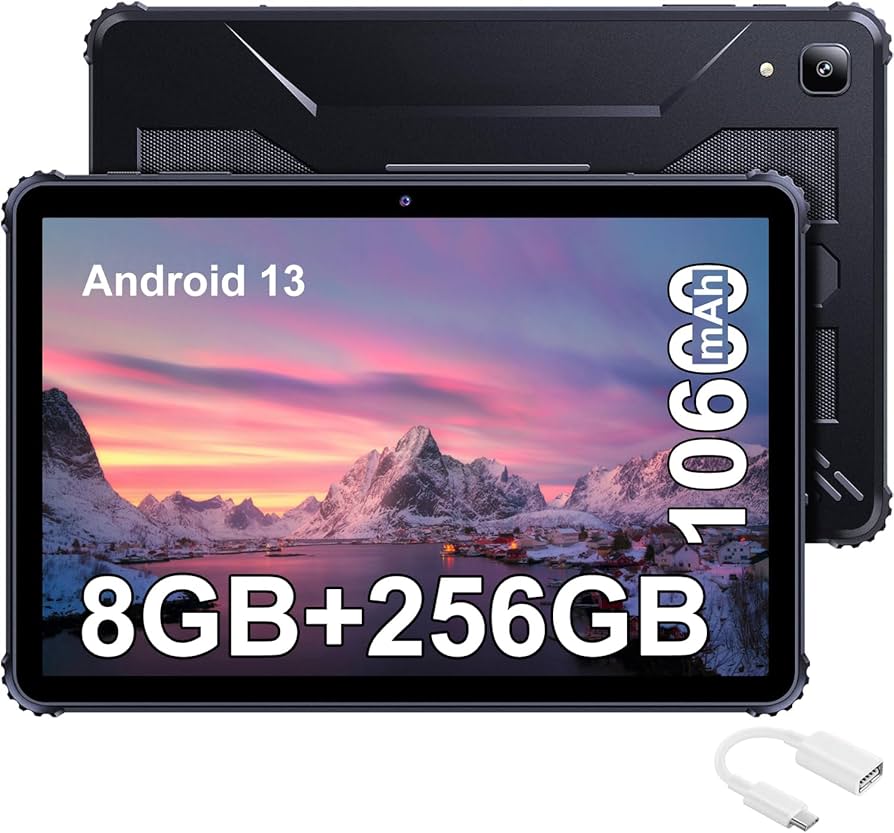 CUBOT Tab KingKong Android 13, Rugged Tablet,10.1'' with 8GB+8GB