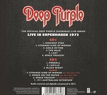 Amazon.co.jp: LIVE IN COPENHAGEN 1972: ミュージック