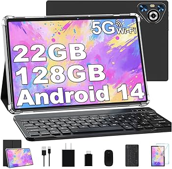 Amazon.com : Dghrti 10 Inch Tablet, 22GB RAM+128GB ROM+1TB Expand