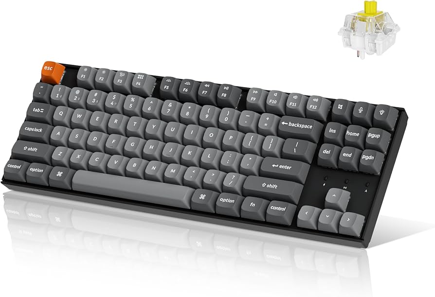Amazon.com: Keychron K8 Max TKL Mechanical Keyboard Wireless, 87