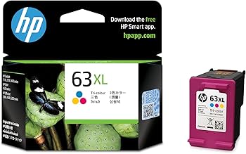 Amazon.co.jp: HP 63XL 純正 インクカートリッジ カラー増量 F6U63AA