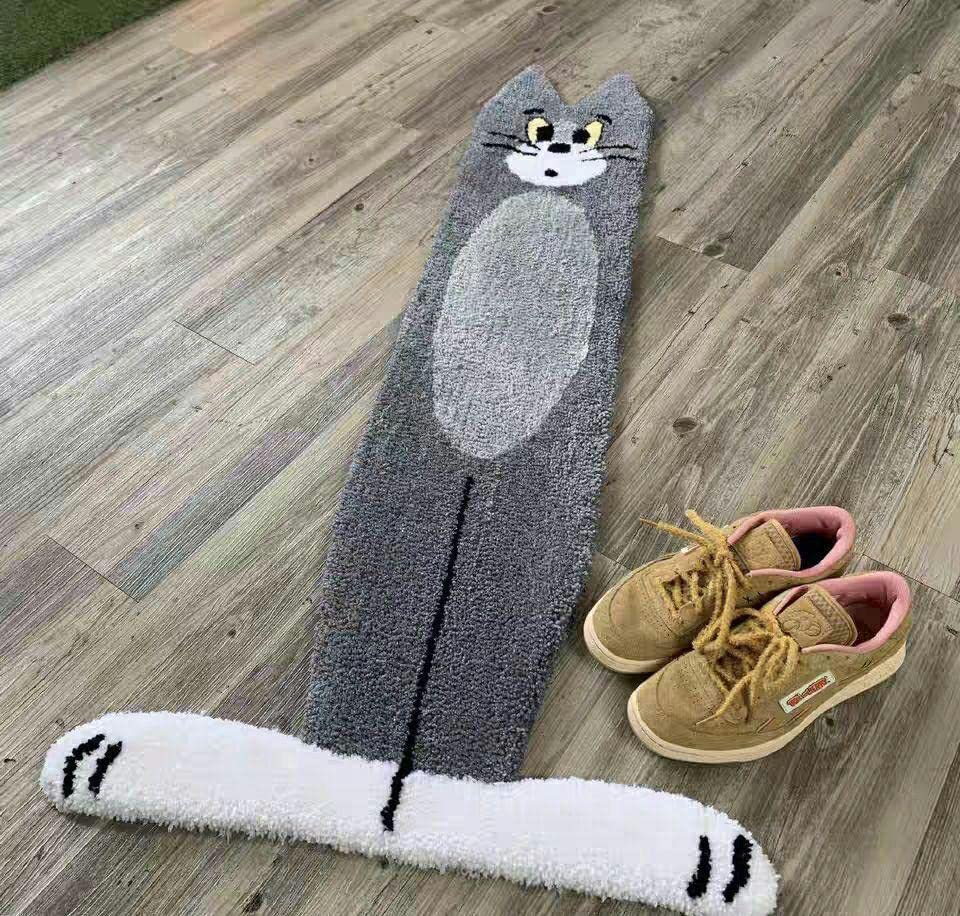 Amazon.co.jp: トムとジェリー ラグ ラグマット 階段 60×120