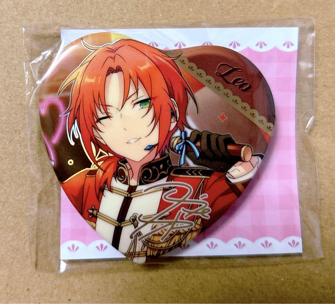 Amazon.co.jp: 月永レオ 中国限定 バレンタイン ハート缶バッジ : おもちゃ