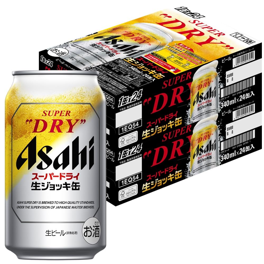 Amazon.co.jp: スーパードライ アサヒ 生ジョッキ缶 340ml×48本 2