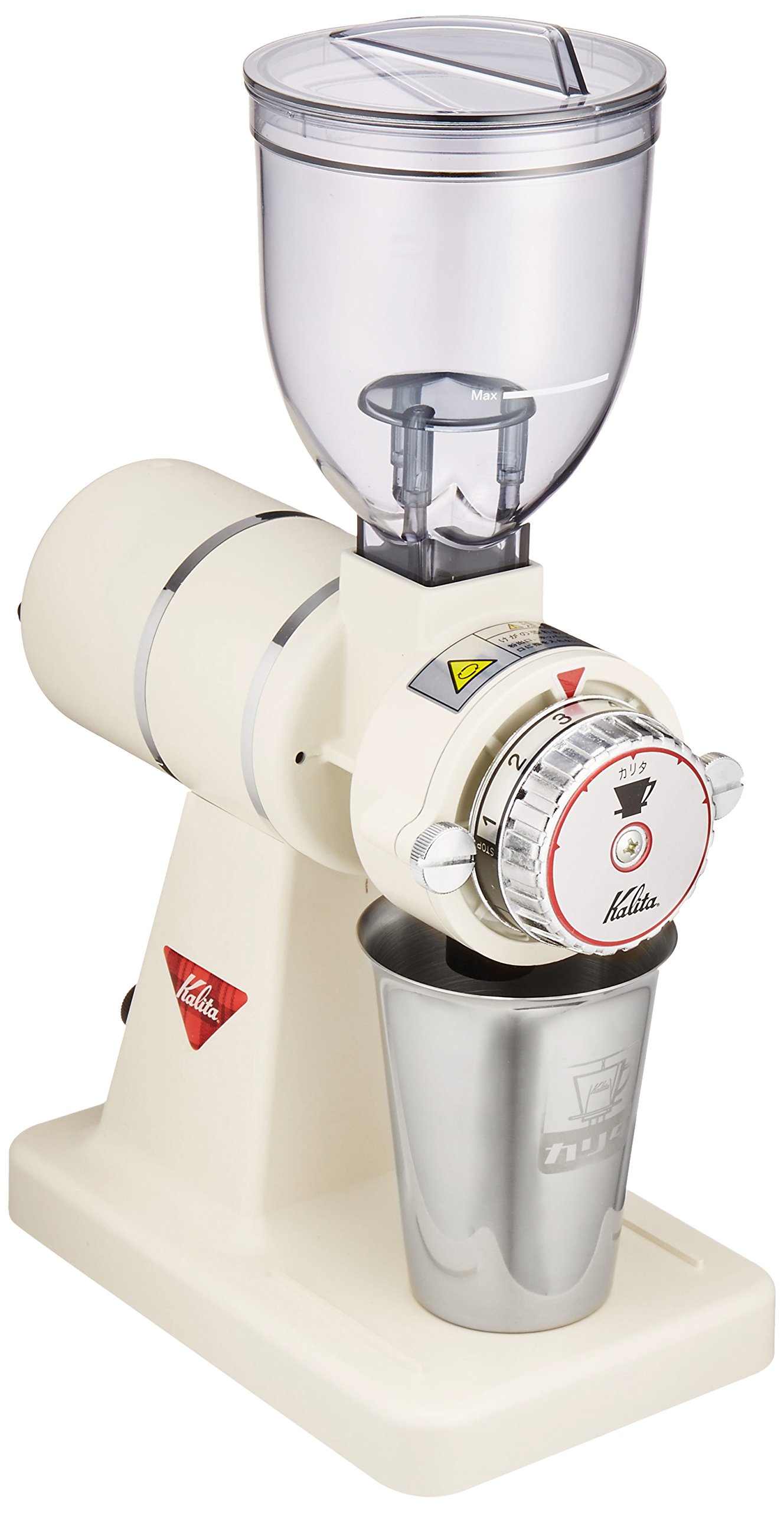 Amazon.co.jp: カリタ コーヒーミル ナイスカットG #61102 アイボリー