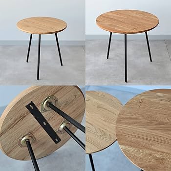 Amazon.co.jp: 3244(ミツヨシ) ネストテーブル 大小テーブルセット木製