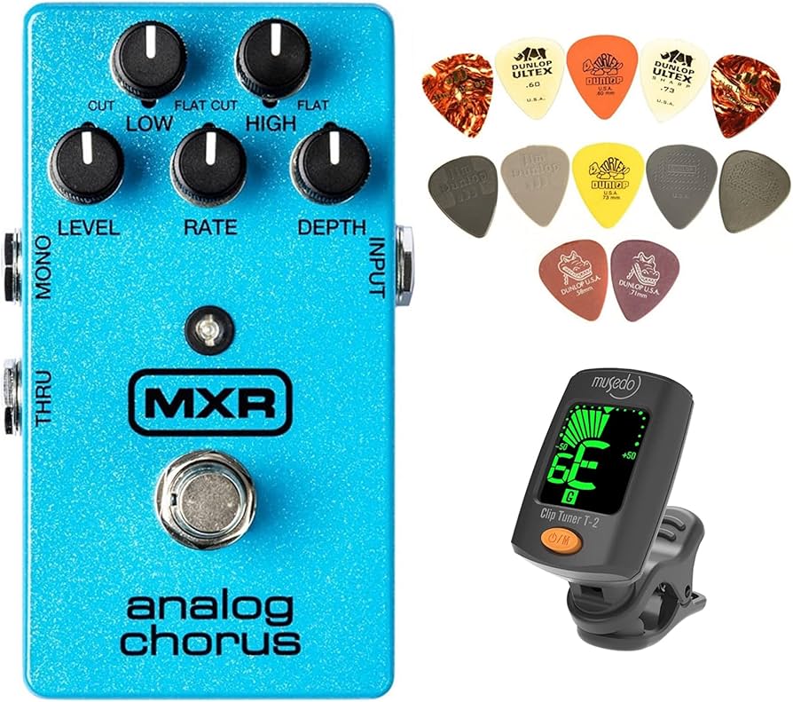Amazon.com: MXR M234 Analog Chorus Effects Pedal Bundle w