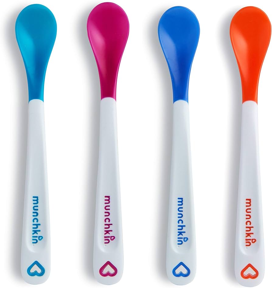 Amazon｜munchikin マンチキン ホワイトホットセーフティ スプーン 4本