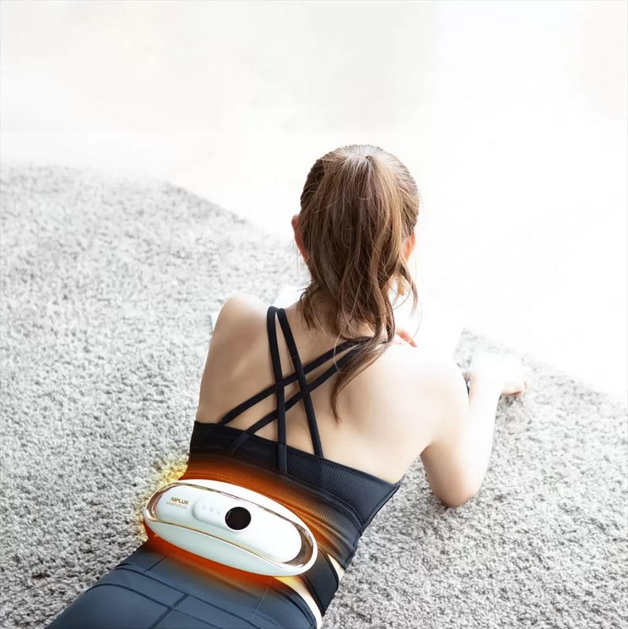 Amazon | NIPLUX WAISTUPLUS 腰 EMS 温熱 遠赤外線 腰痛ベルト