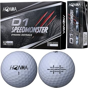 Amazon.co.jp: 本間ゴルフ HONMA ボール D1 スピードモンスター ボール