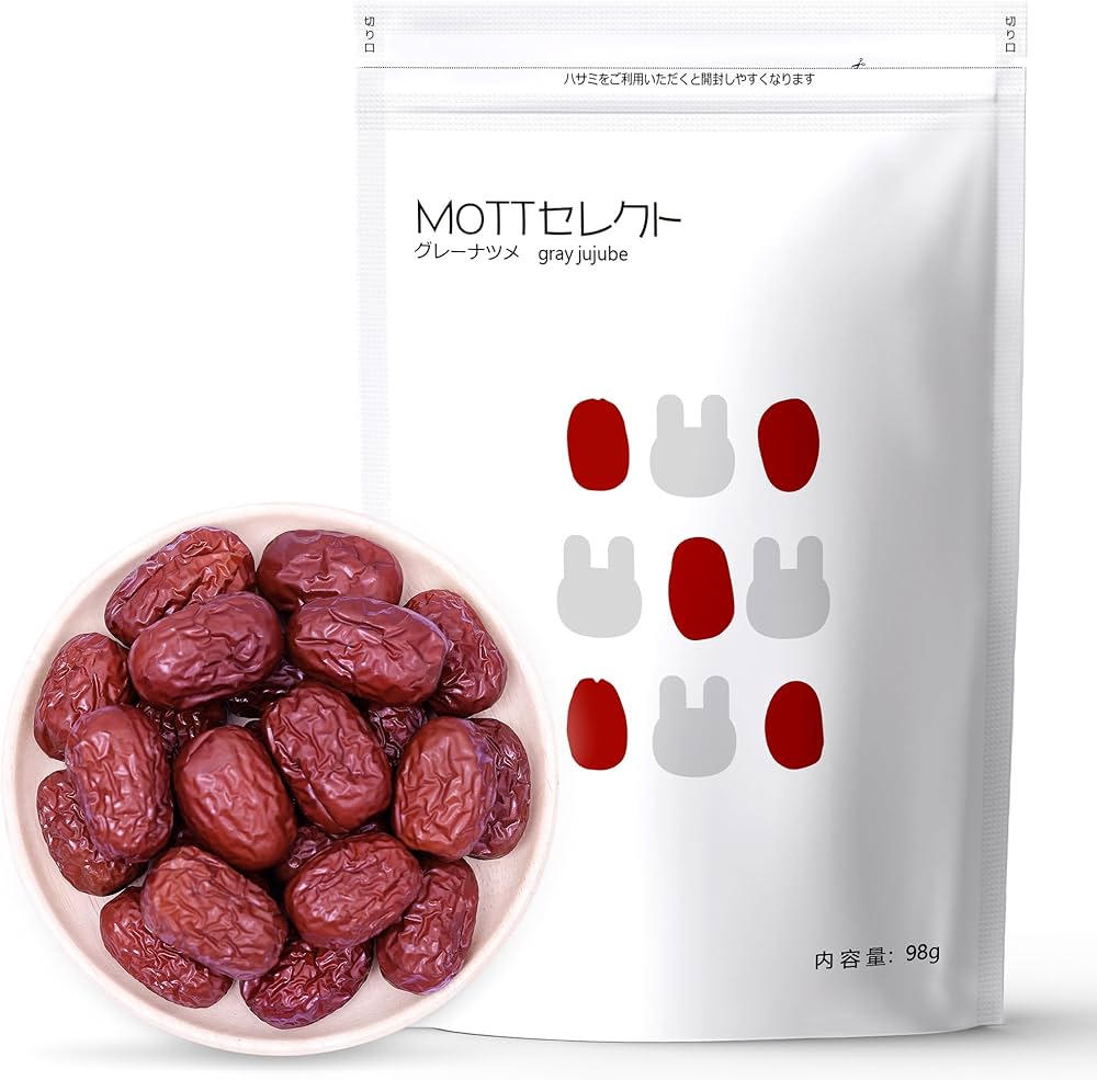 Amazon.co.jp: 【MOTTセレクト】グレーナツメ 乾燥なつめ ナツメ
