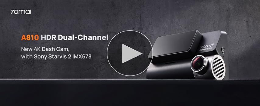 Amazon.com: 70mai New Dash Cam A810 with 70mai Dash Cam Accessory