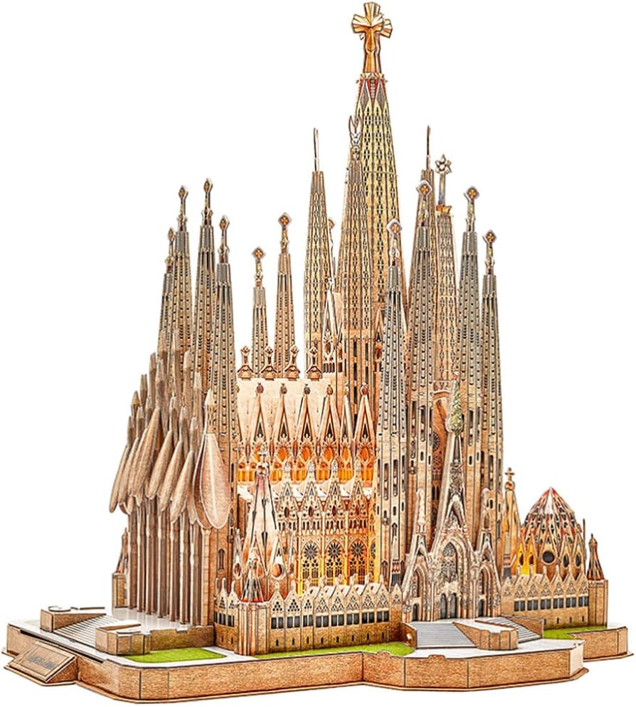 Amazon.co.jp: 耐久性のある LED 教会パズルジグソーパズル大人のため