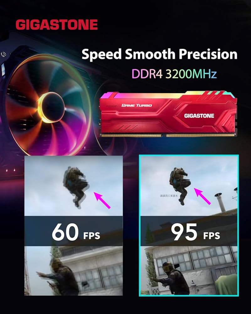 Amazon.co.jp: 【発光型 DDR4】GIGASTONE Game TURBO 16GBx4枚 (64GB