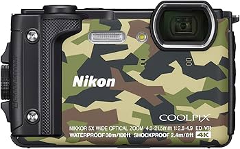 Amazon.com : Nikon Digital Camera COOLPIX W300 COOLPIX Camouflage