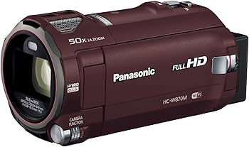 Amazon.co.jp: パナソニック HDビデオカメラ W870M ワイプ撮り 50倍