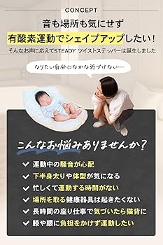 Amazon | STEADY ステッパー ツイストステッパー 静音 3WAY サイド