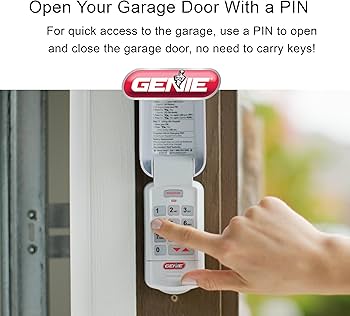 Genie Garage Door Opener Wireless Keyless Keypad - Safe & Secure
