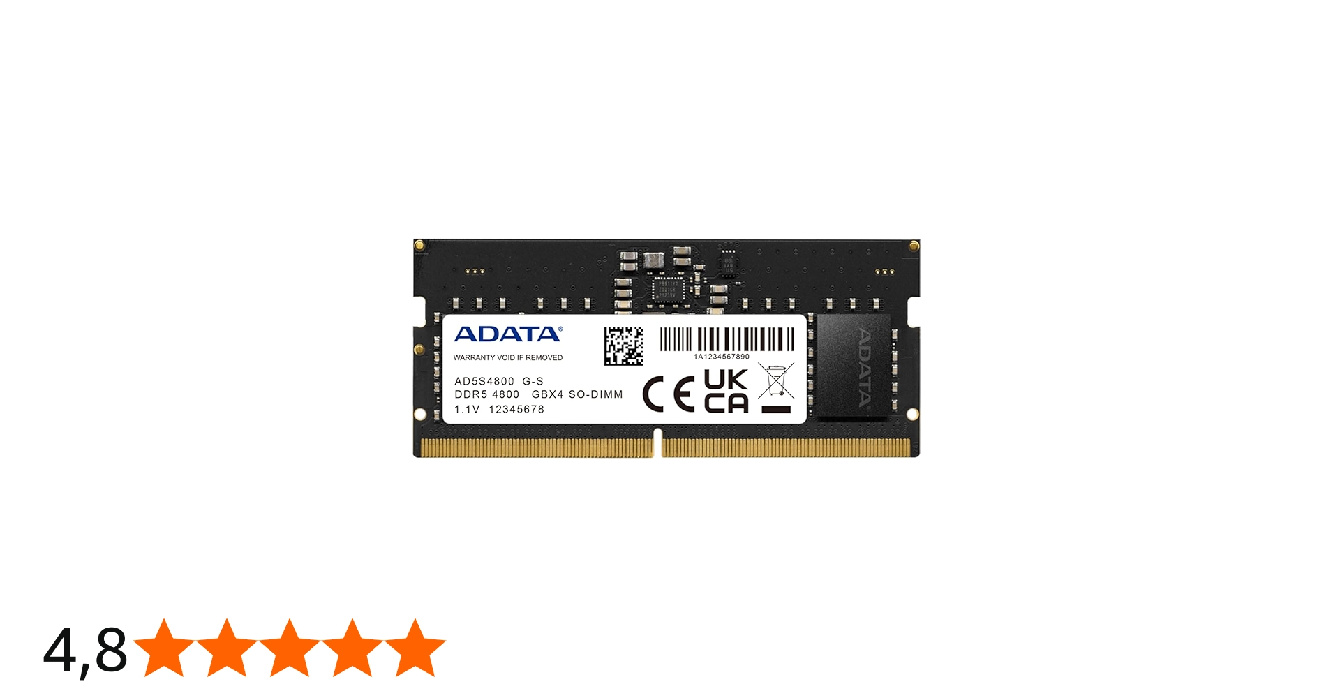 ADATA Memória RAM Premier 32GB (1x32GB) DDR5 4800MHz CL40 PC5