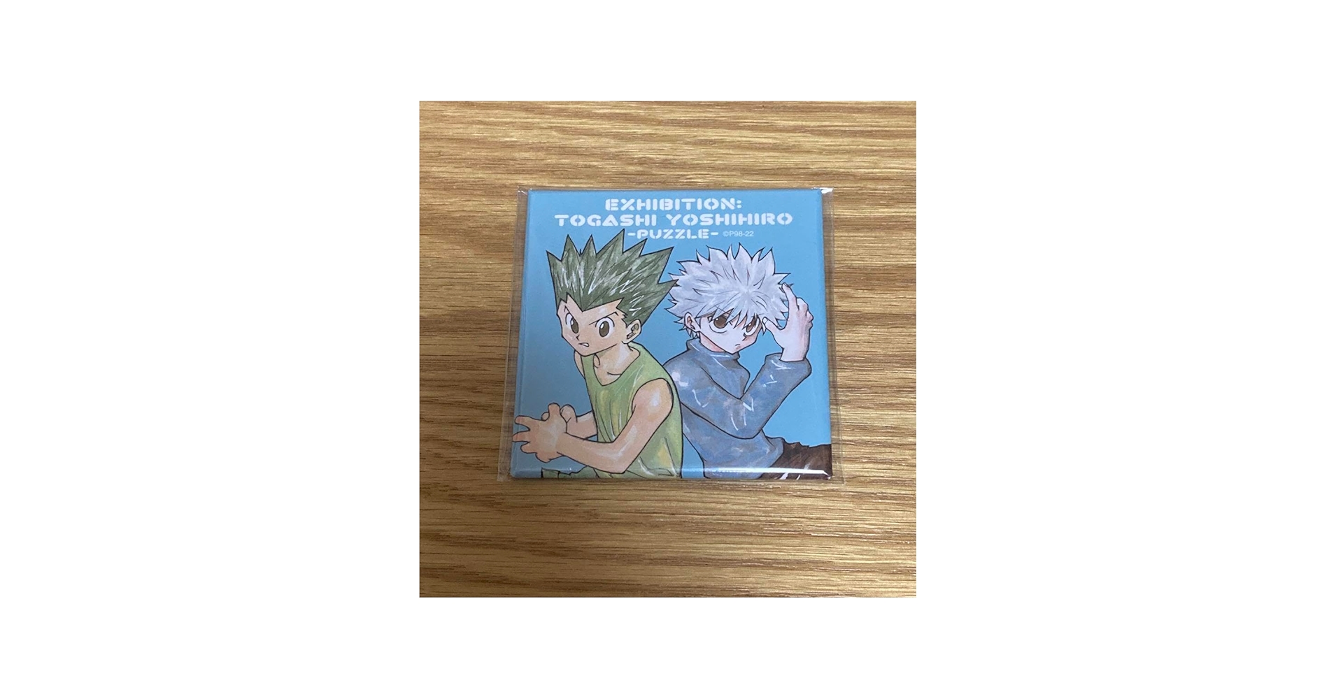Amazon.co.jp: HUNTER×HUNTER ゴン キルア BIGスクエア缶バッジ 冨樫