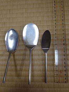 Amazon.co.jp: 牧田久義 南鐐灰匙 3点セット 茶道具 茶道 銀製品 灰匙
