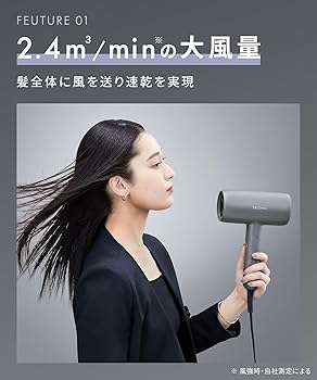 Amazon | SALONIA サロニア スムースシャイン ドライヤー 大風量 速乾