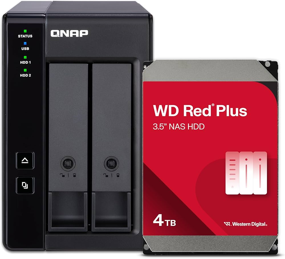 Amazon.co.jp: QNAP 2ベイ DAS 4TBストレージ容量、USB 3.2 Gen 2 Type