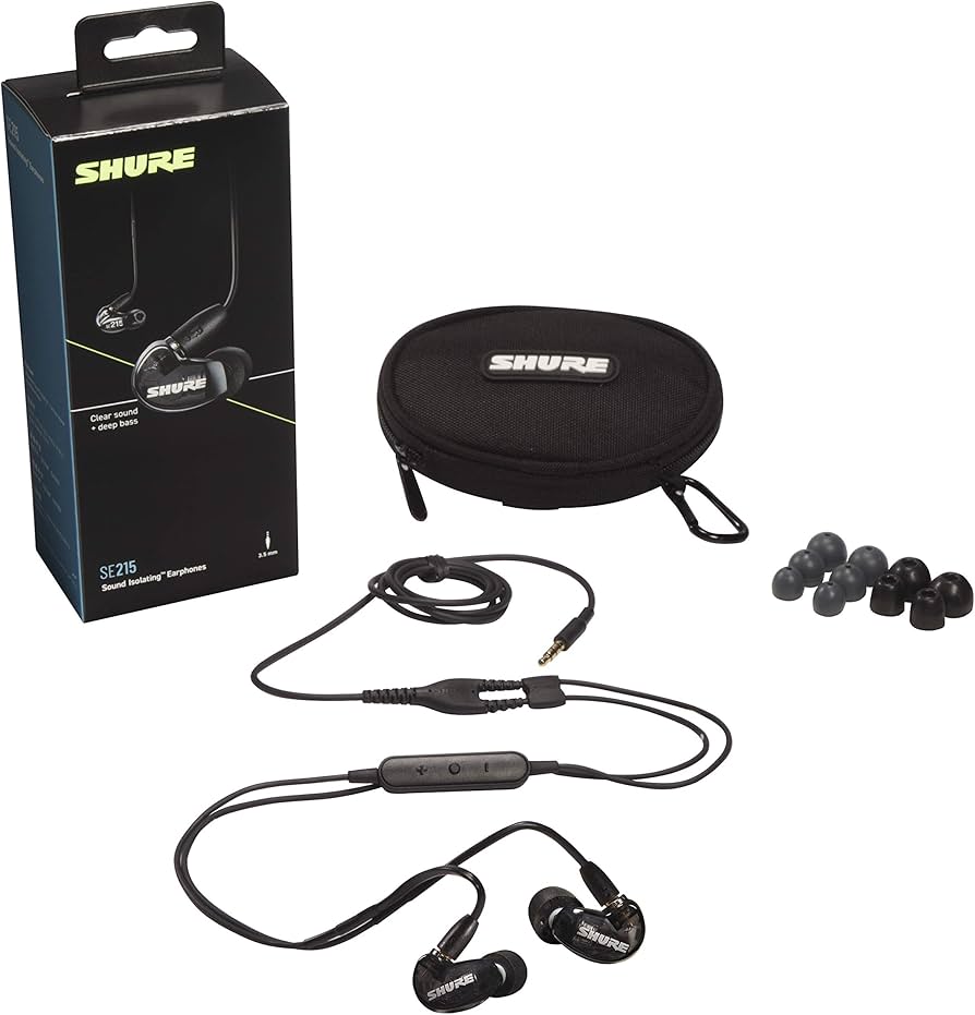 Amazon.com: Shure SE215 Sound Isolating Earphones with 3.5mm Cable