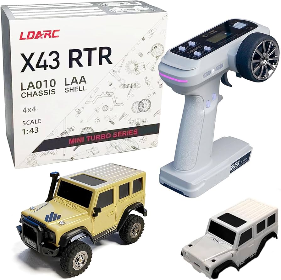 Amazon.co.jp: captainrc LDARC RCクローラー1/43 RTRミニ4WD RCロック
