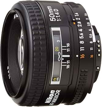 Nikon AF FX NIKKOR 50mm F/1.4D DSLR Lens with Auto Focus for Nikon