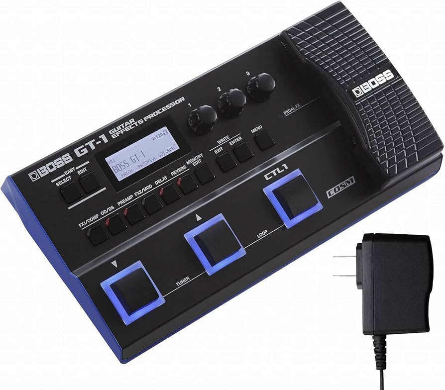 BOSS GT-1 マルチエフェクター 電源タップ&シールド&カバー付き Amazon