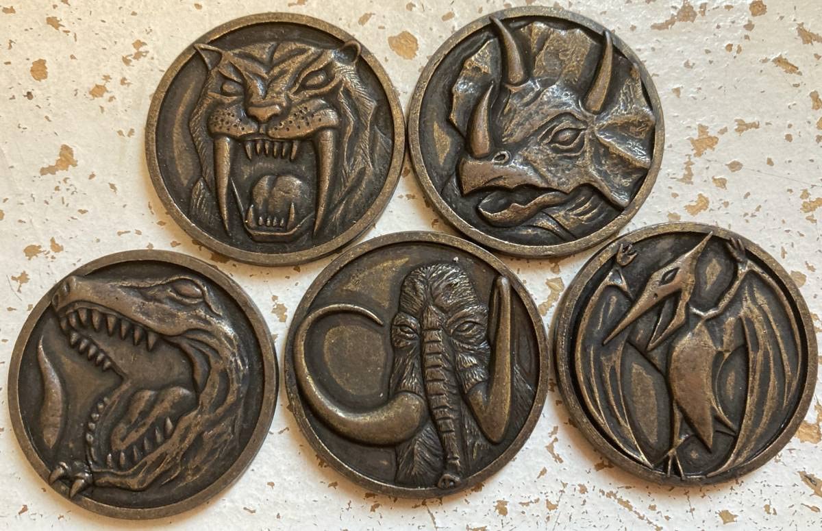 Amazon | 恐竜戦隊ジュウレンジャー メダル 5個セット てれびくん