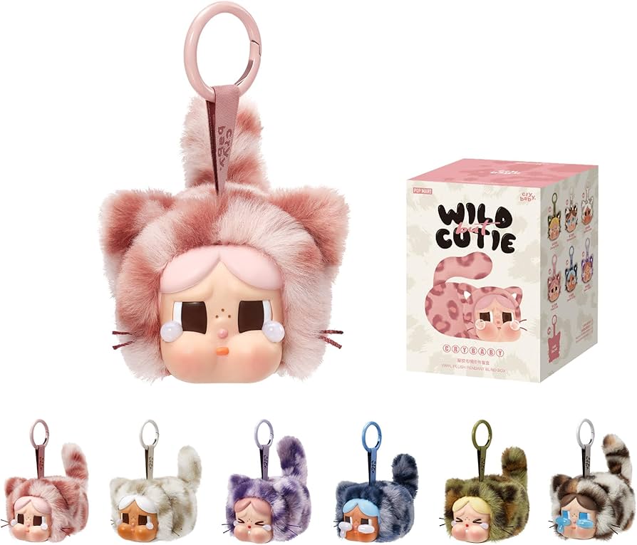 Amazon.com: POP MART Crybaby Wild but Cutie Series - Vinyl Plush