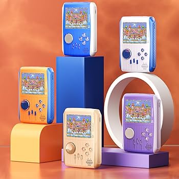 Amazon | ポータブルハンドヘルドゲーム レトロミニビデオゲーム