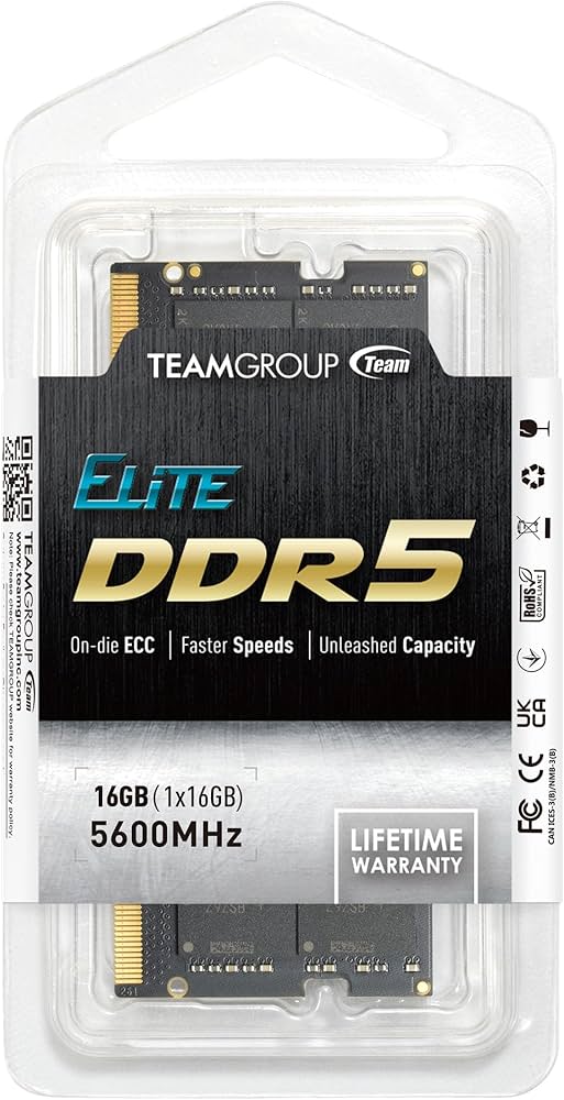 Amazon.co.jp: TEAMGROUP (旧称 Team) ノートPC用メモリ DDR5 5600MHz