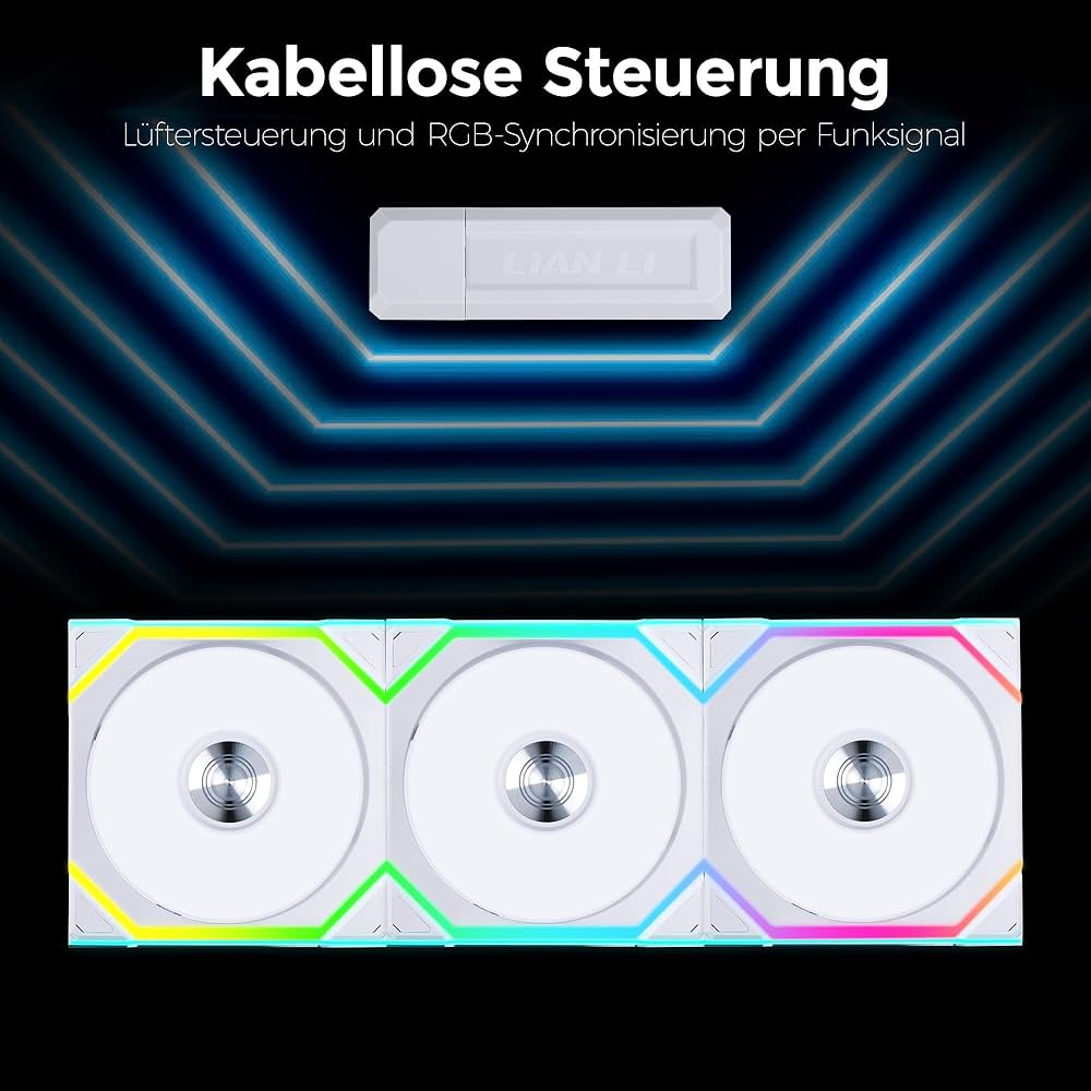 Amazon.com: Lian Li UNI SL Wireless PC Fan 120mm RGB - 3 Pack PC